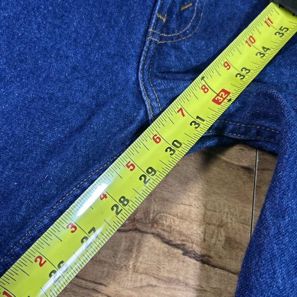 Vintage Levi's 505 Jeans Men's 34x30 Regular Fit Straight Leg Orange Tab 90s - Picture 7 of 9